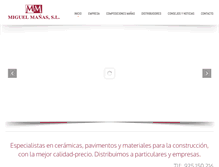 Tablet Screenshot of miguelmanas.com